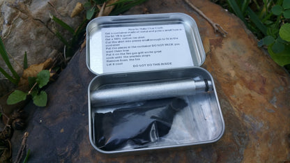 Altoid Tin Fire Piston Kit Camping Hunting –